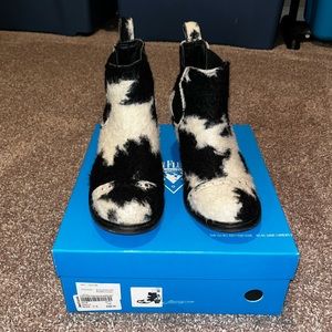 Anna Sui X John Fluevog Odlum Cow Print Boots